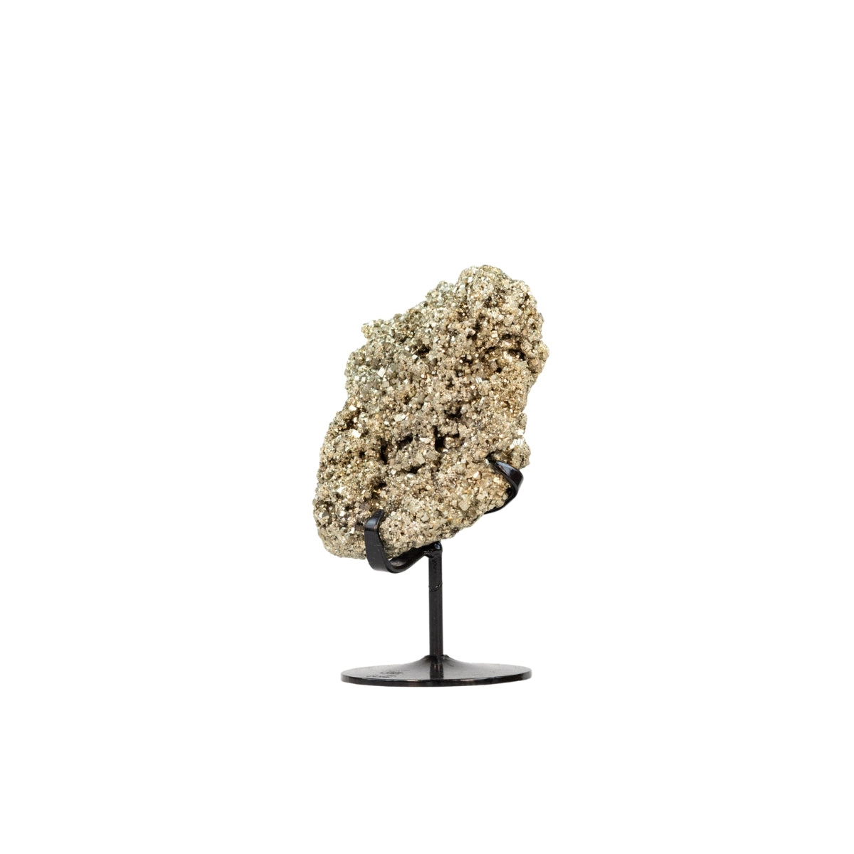 Pedra Pirita Cristalizada na Base Metal 1,326 kg