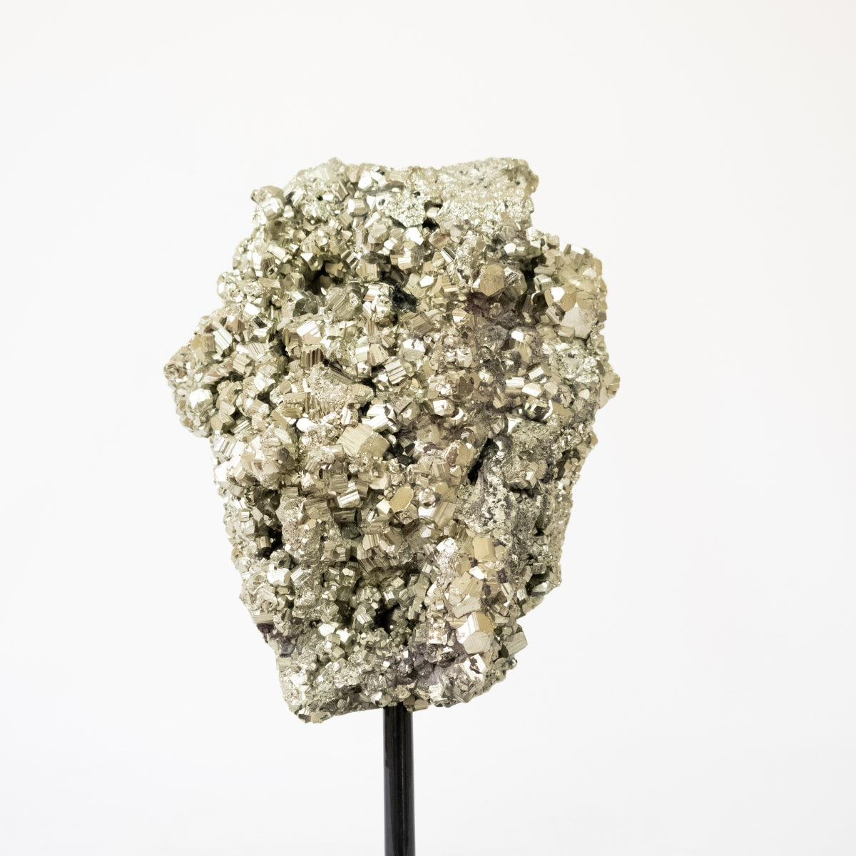 Pedra Pirita Extra na Base de Metal Preto 2,494 kg