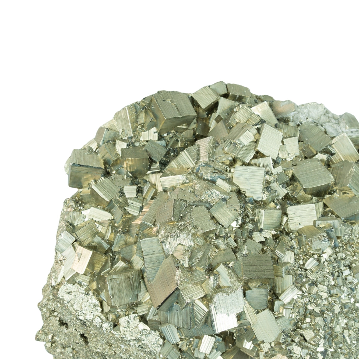Pedra Pirita Grande Cúbica de Navajun Espanha Base Metal Cor Dourado 32,95 kg