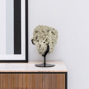 Pedra Pirita Na Base De Metal Preto 3,610 kg