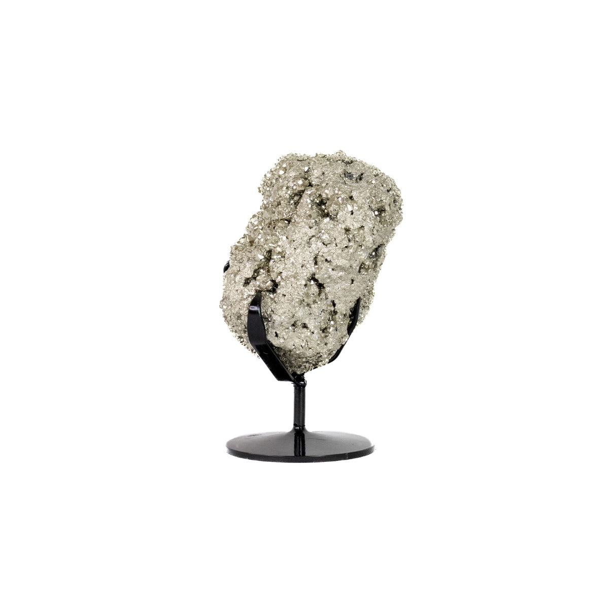 Pedra Pirita Na Base De Metal Preto 3,610 kg