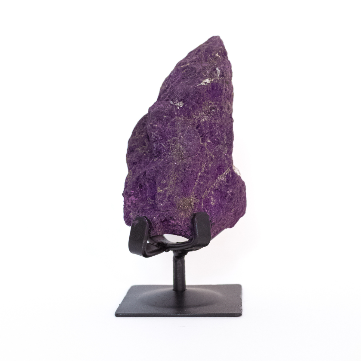 Pedra Purpurita na Base de Metal 489 gramas