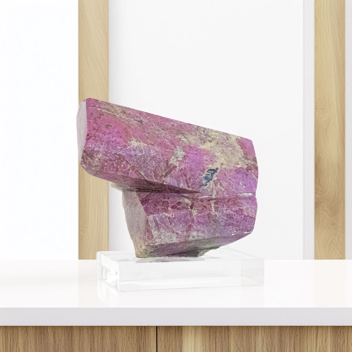 Pedra Rubi Extra Polido na Base Acrílica 1,810 kg (coleção)