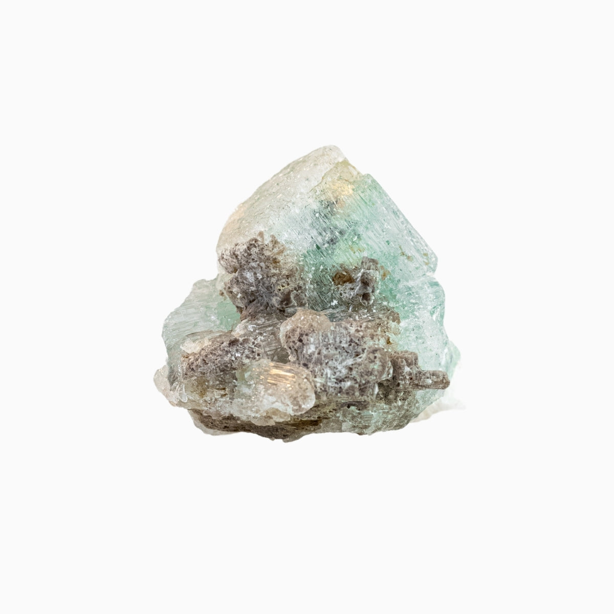 Pedra Água Marinha Bruta Cristalizada 123 gramas