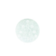 Selenita Branca Chapa Energizadora 7 Chakras