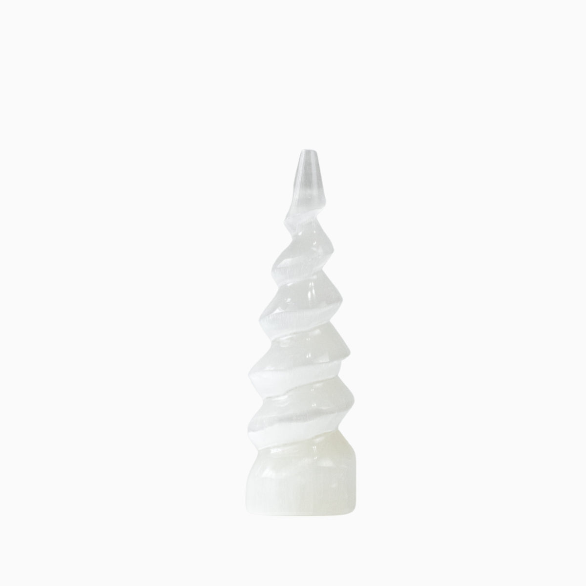 Torre Espiral de Selenita Branca