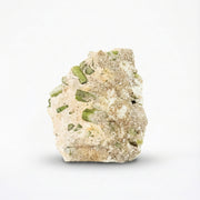 Turmalina Elbaíta ( Verde ) na Matriz com Inclusões de Mica Quartzo e Topázio Incolor Bruta 5,480 kg