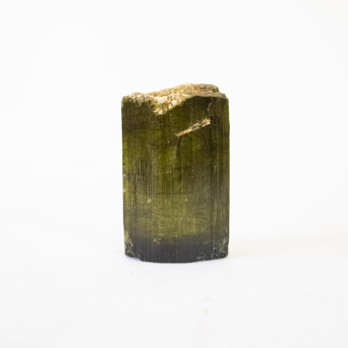 Turmalina Elbaíta ( Verde ) Canudo Bruta 66 gramas ( Coleção )