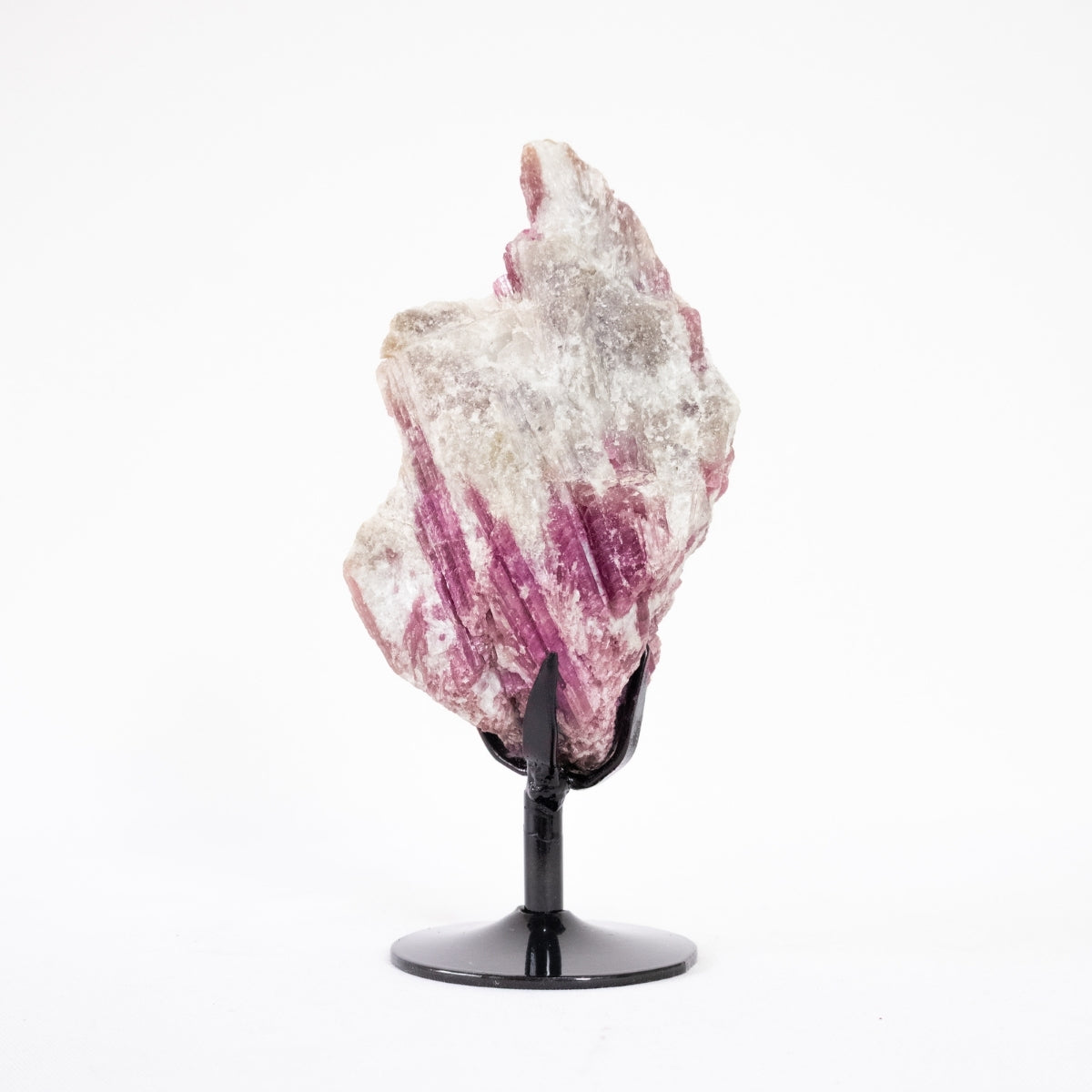 Turmalina Rubelita Extra na Matriz Base Metal 987 gramas ( Coleção )