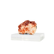 Vanadinita Extra Vermelha com Inclusão de Barita Natural na Matriz Base Acrílica 635 gramas