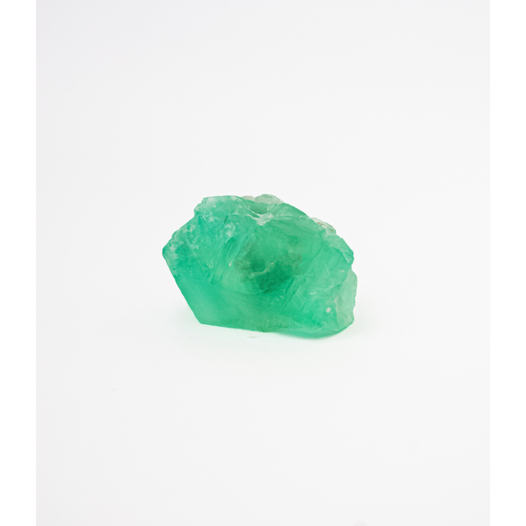 Pedra Fluorita Verde bruta 63 gramas