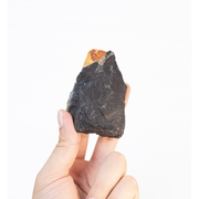 Pedra Ônix Preto Bruto 140 A 160 Gramas