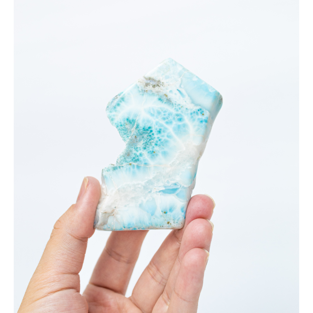 Pedra Larimar Polida Extra 106 Gramas