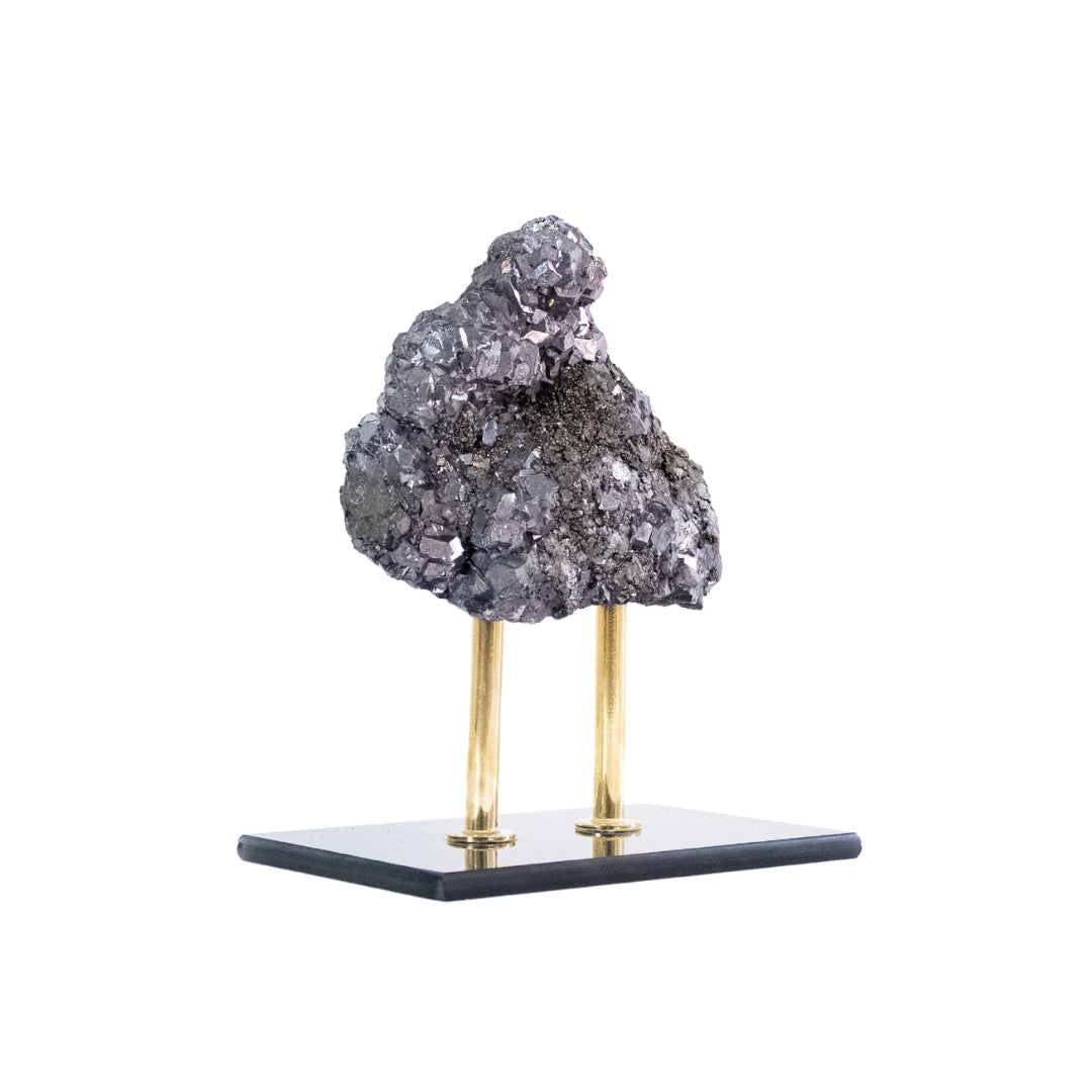 Pedra Galena Base de Vidro 2,320 Kg