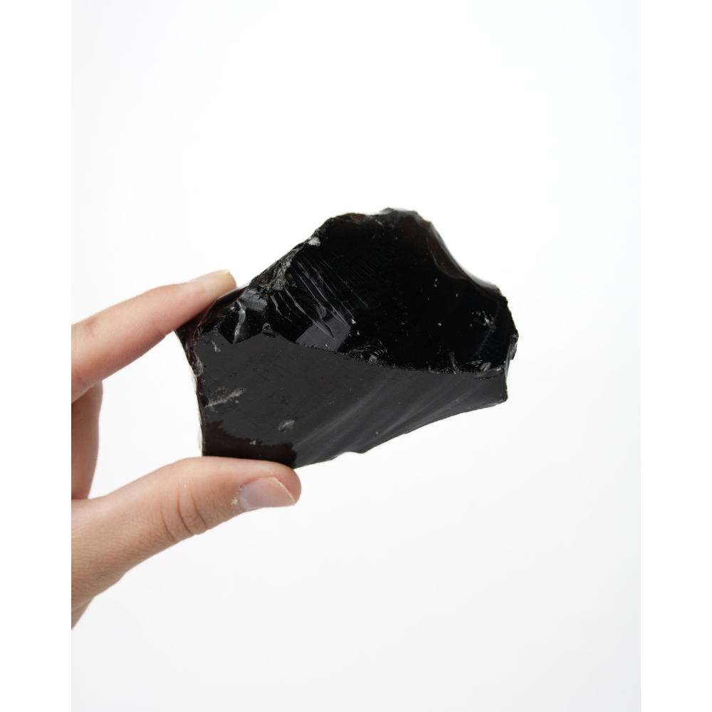 Obsidiana Preta Bruta 200 a 220 gramas