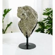 Pedra Pirita Na Base De Metal Preto 3,646 Kg