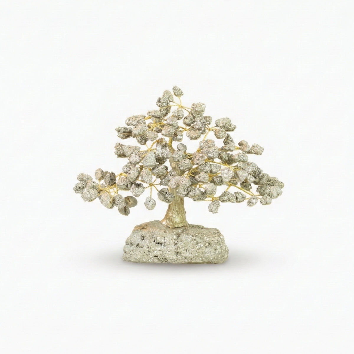 Árvore Prosperidade Pedra Pirita na Base Pedra Pirita 2,223 kg