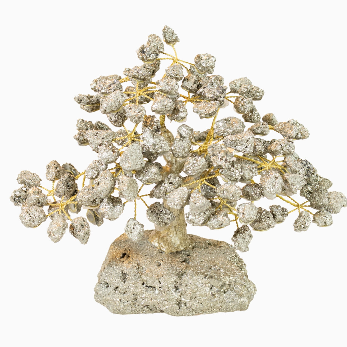 Árvore Prosperidade Pedra Pirita na Base Pedra Pirita 2,223 kg