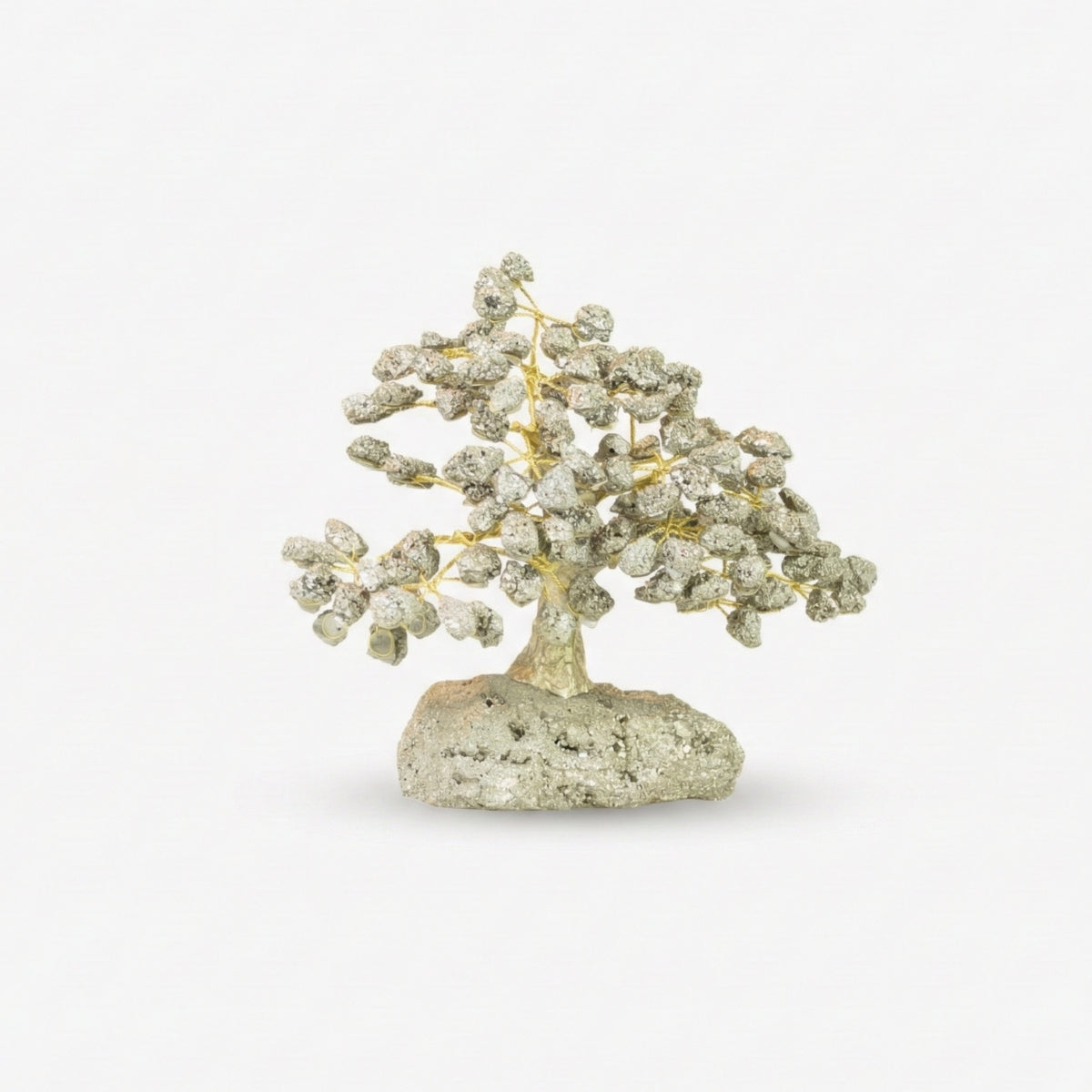 Árvore Prosperidade Pedra Pirita na Base Pedra Pirita 2,223 kg