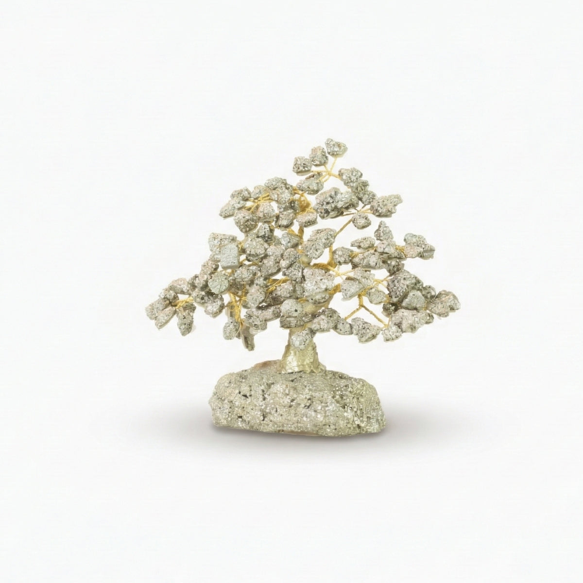 Árvore Prosperidade Pedra Pirita na Base Pedra Pirita 2,223 kg